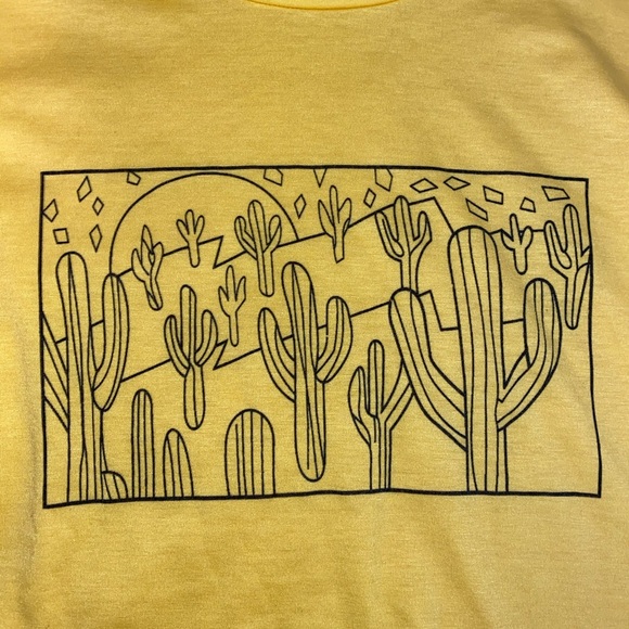 cactus crop top - Picture 2 of 2